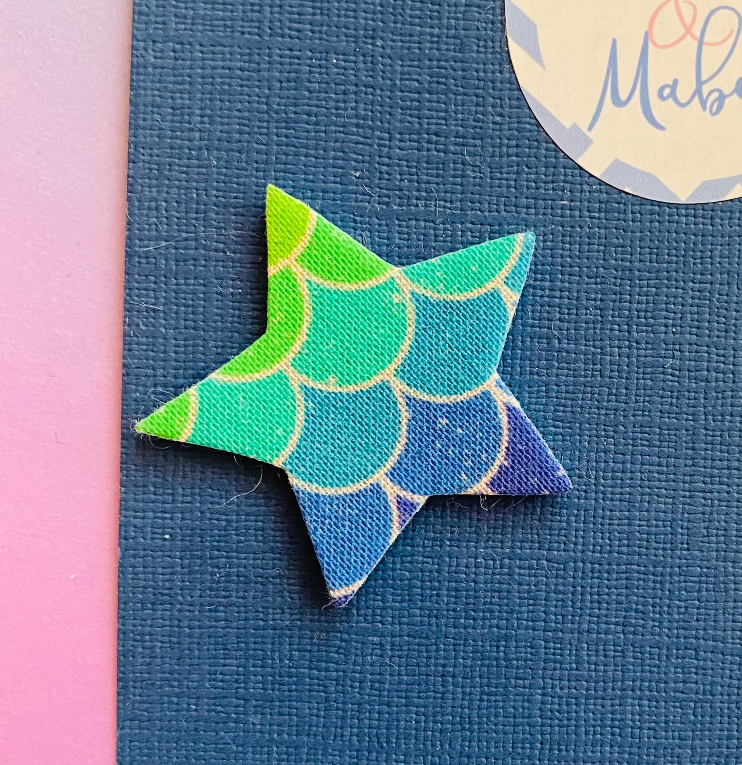 Sale: Rainbow Mermaid Scales Star Fringe Clip