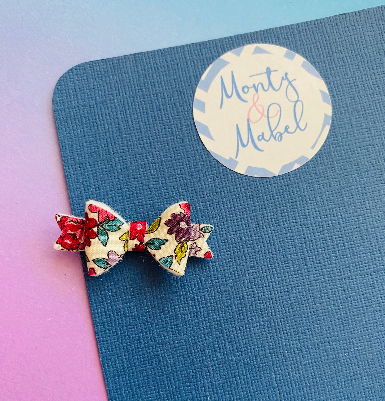 Sale: Fleuri Diddy Bow Fringe Clip