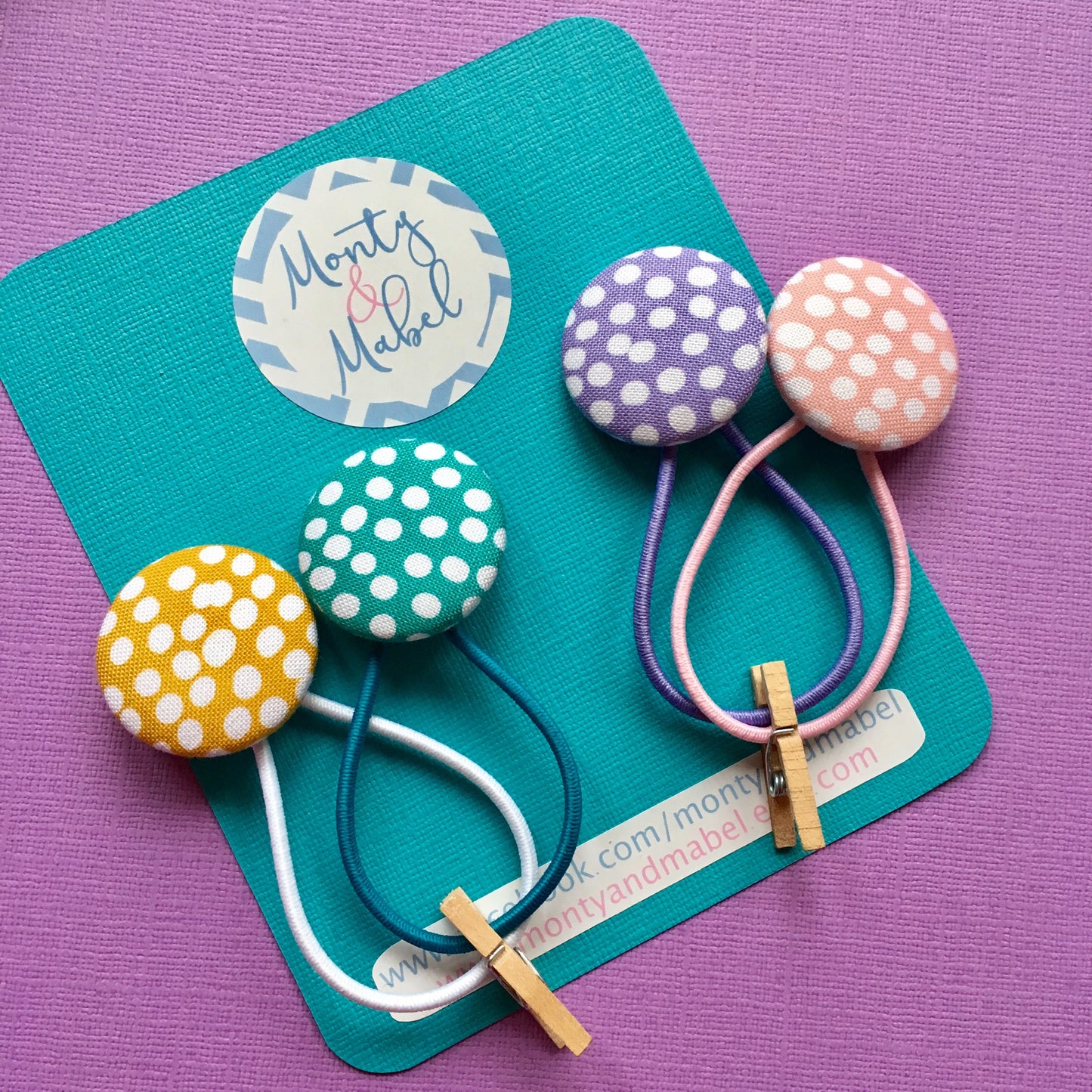 Teal Flurry Polka Dots