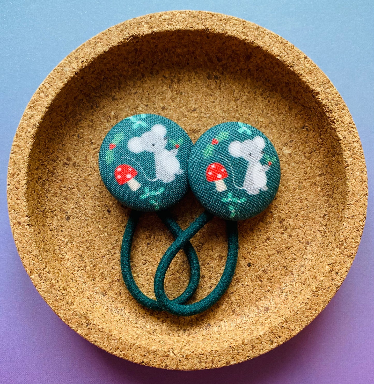 Christmas Mouse on Green