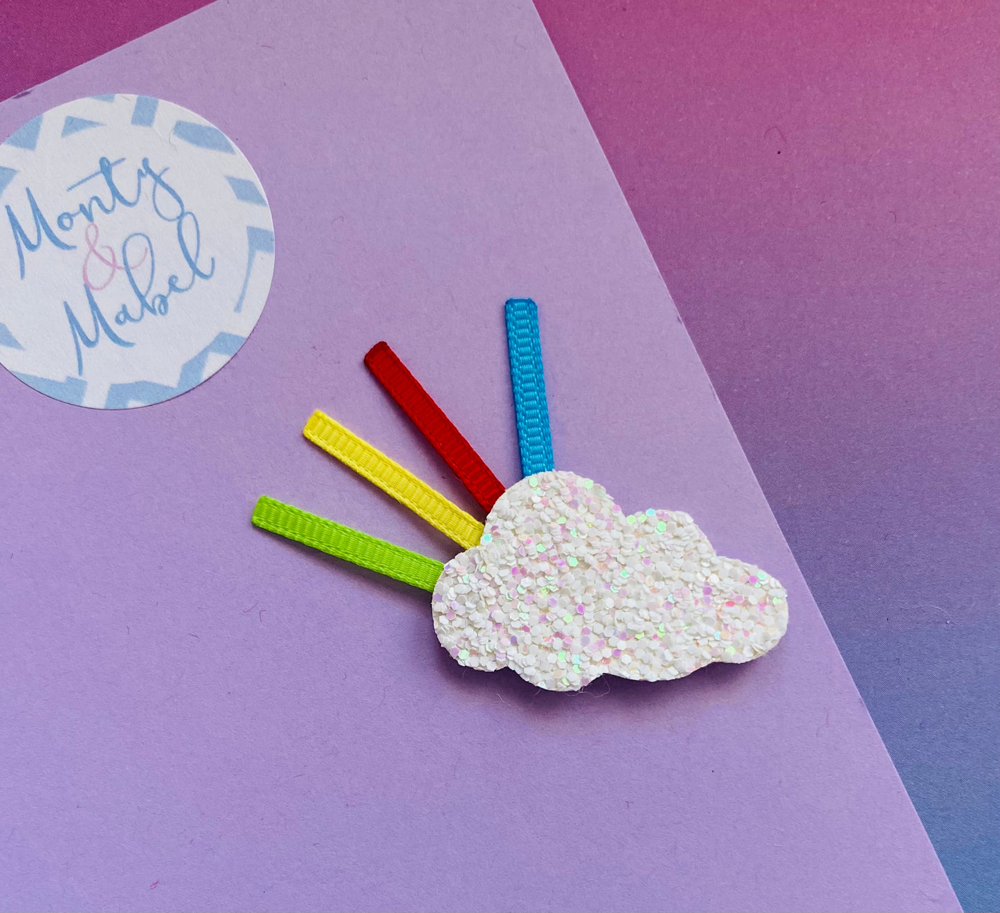 Sale: Glitter Cloud Feltie