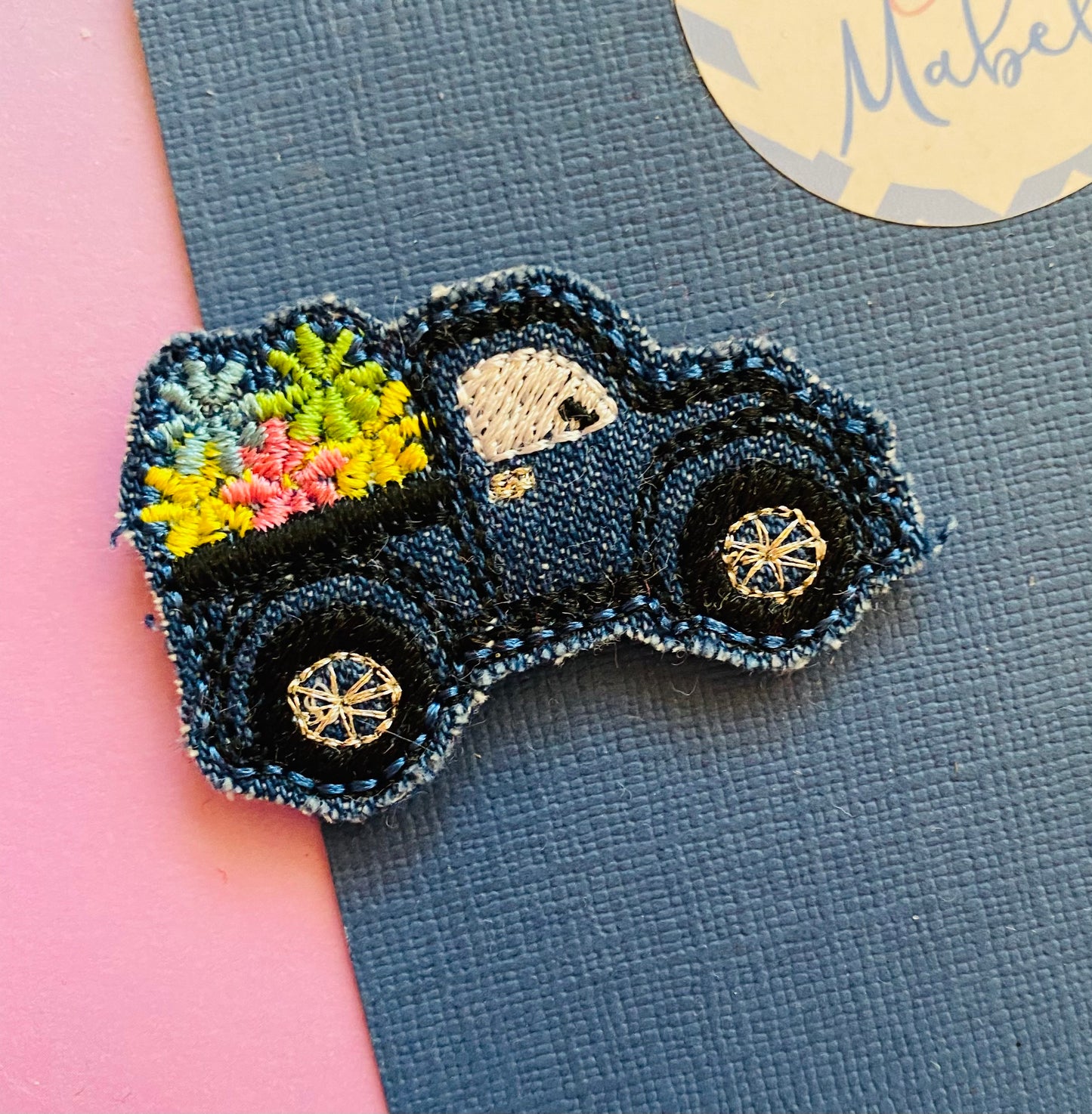 Sale: Floral Truck Feltie