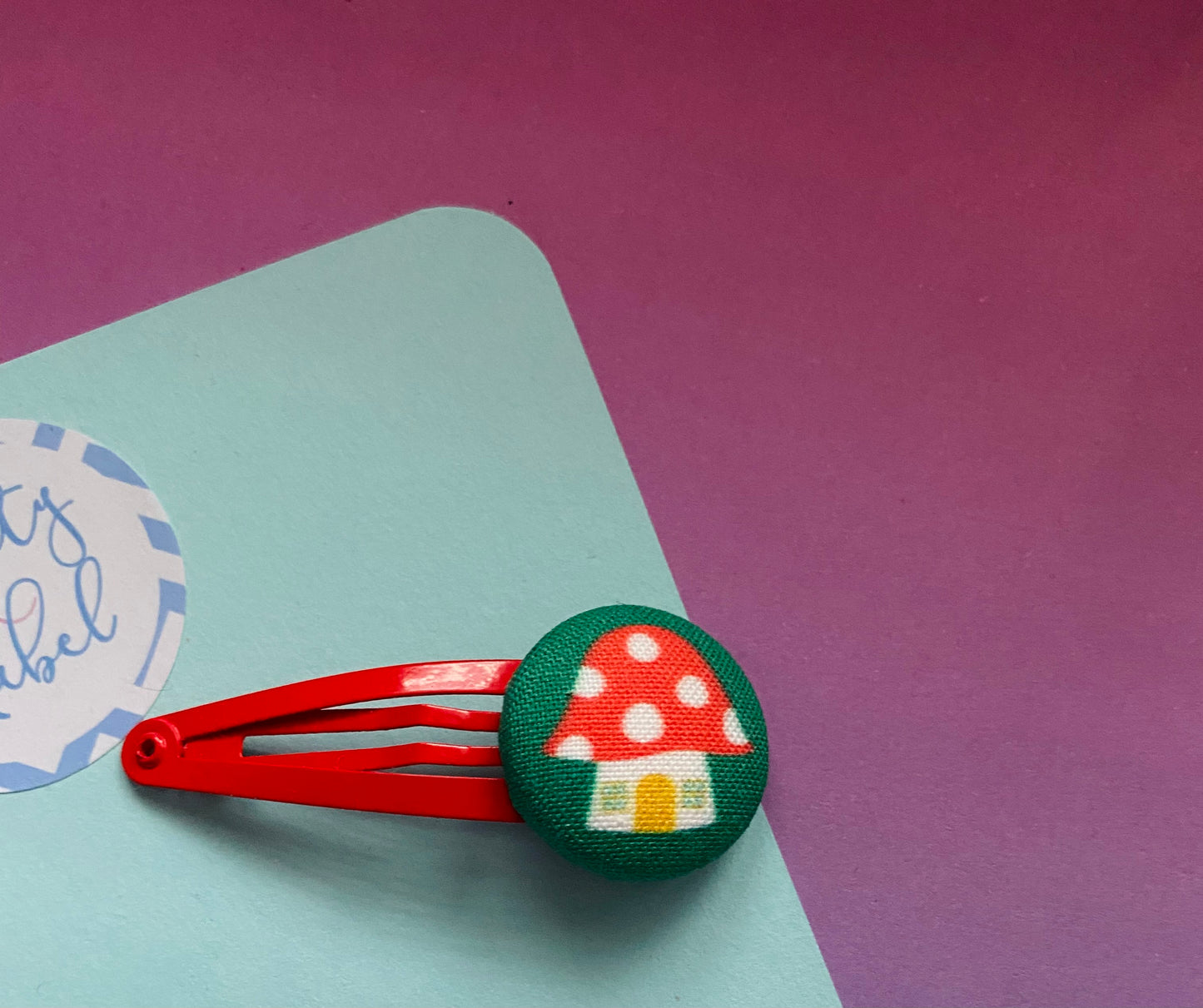 Sale: Green Toadstool Standard Clip (Single)