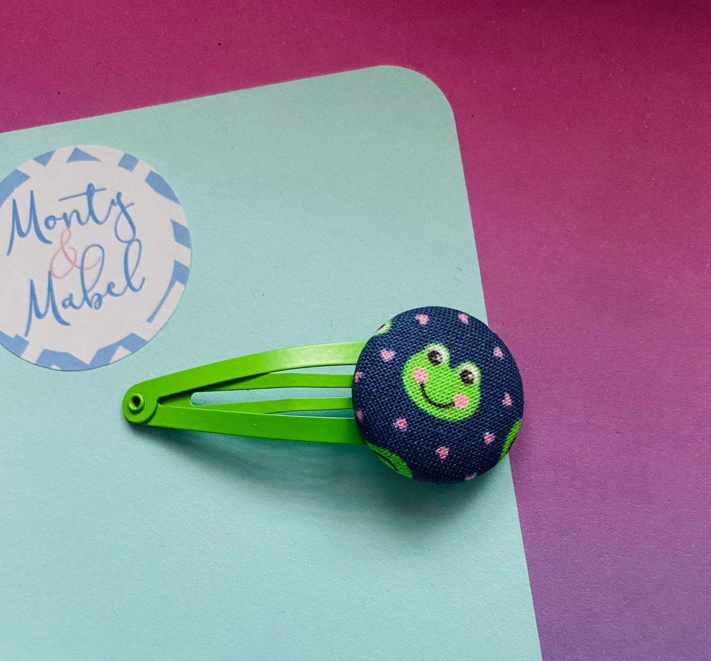 Sale: Navy Frog Standard Clip (Single)
