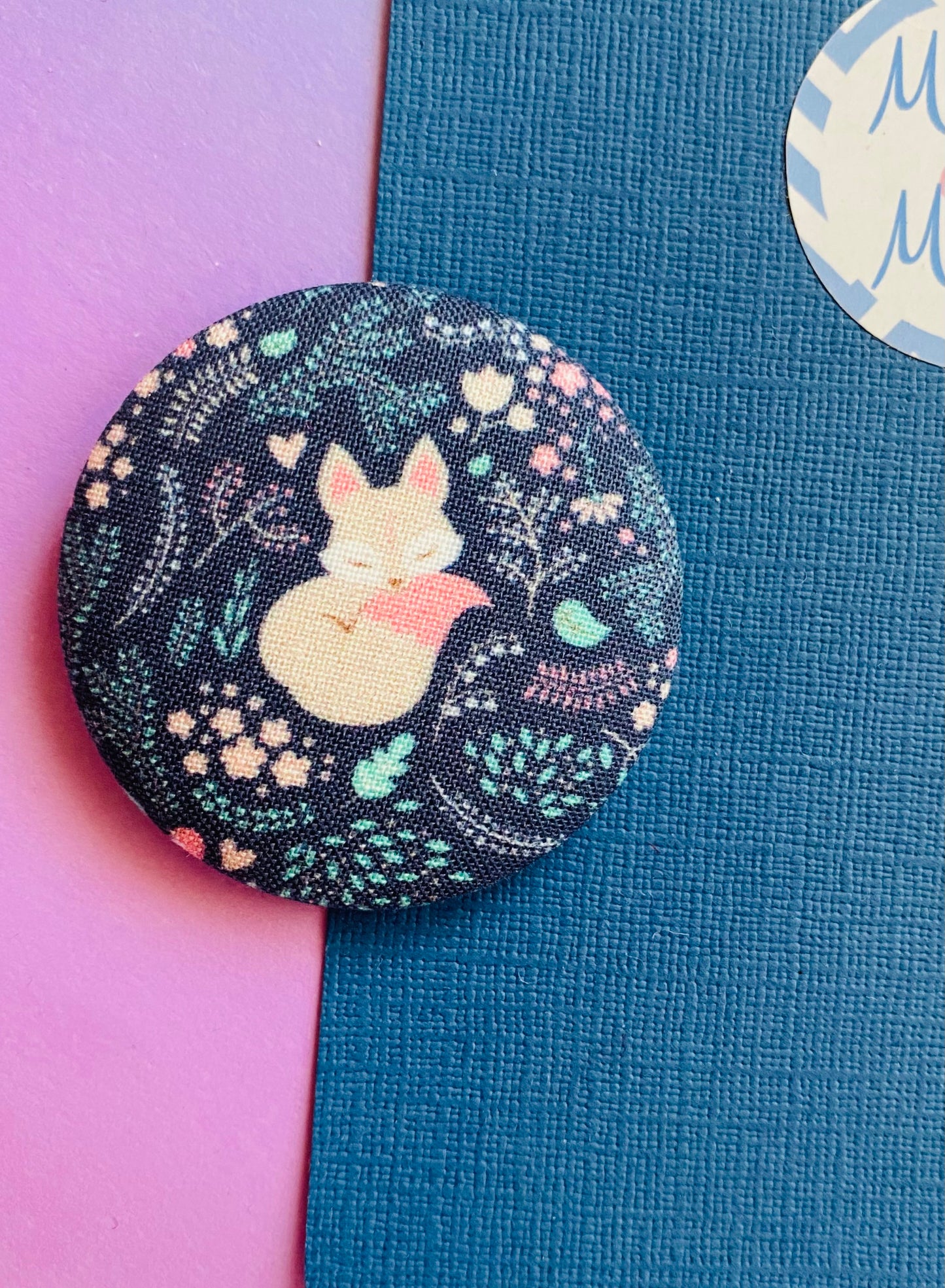 Sale: Floral Fox Large Bobble (Single)