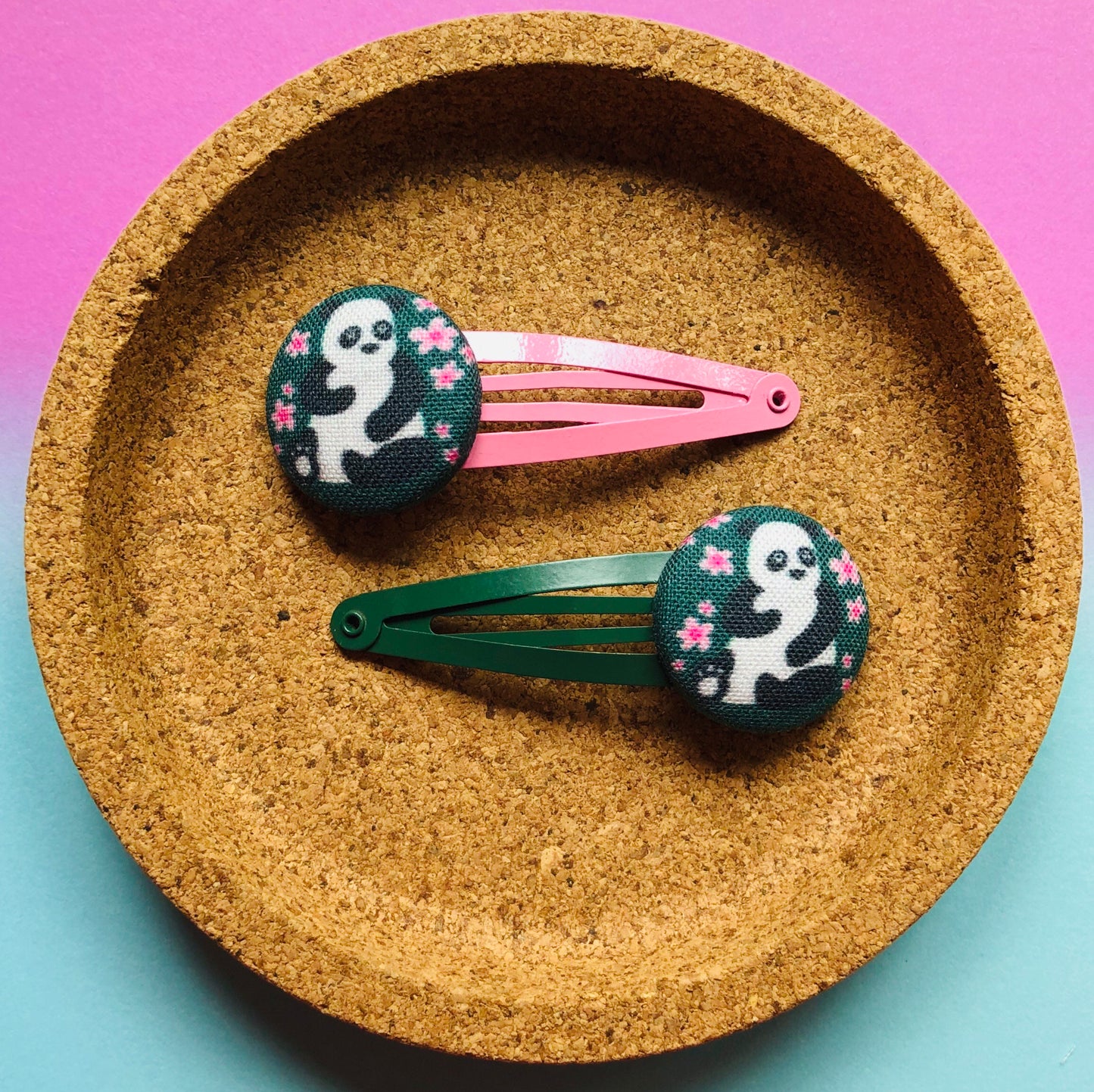 Floral Panda (Green)