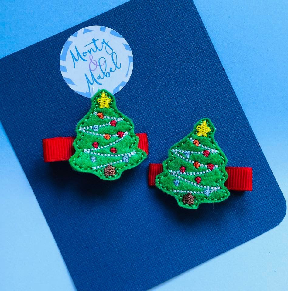 Christmas Tree Feltie (Dark Green)