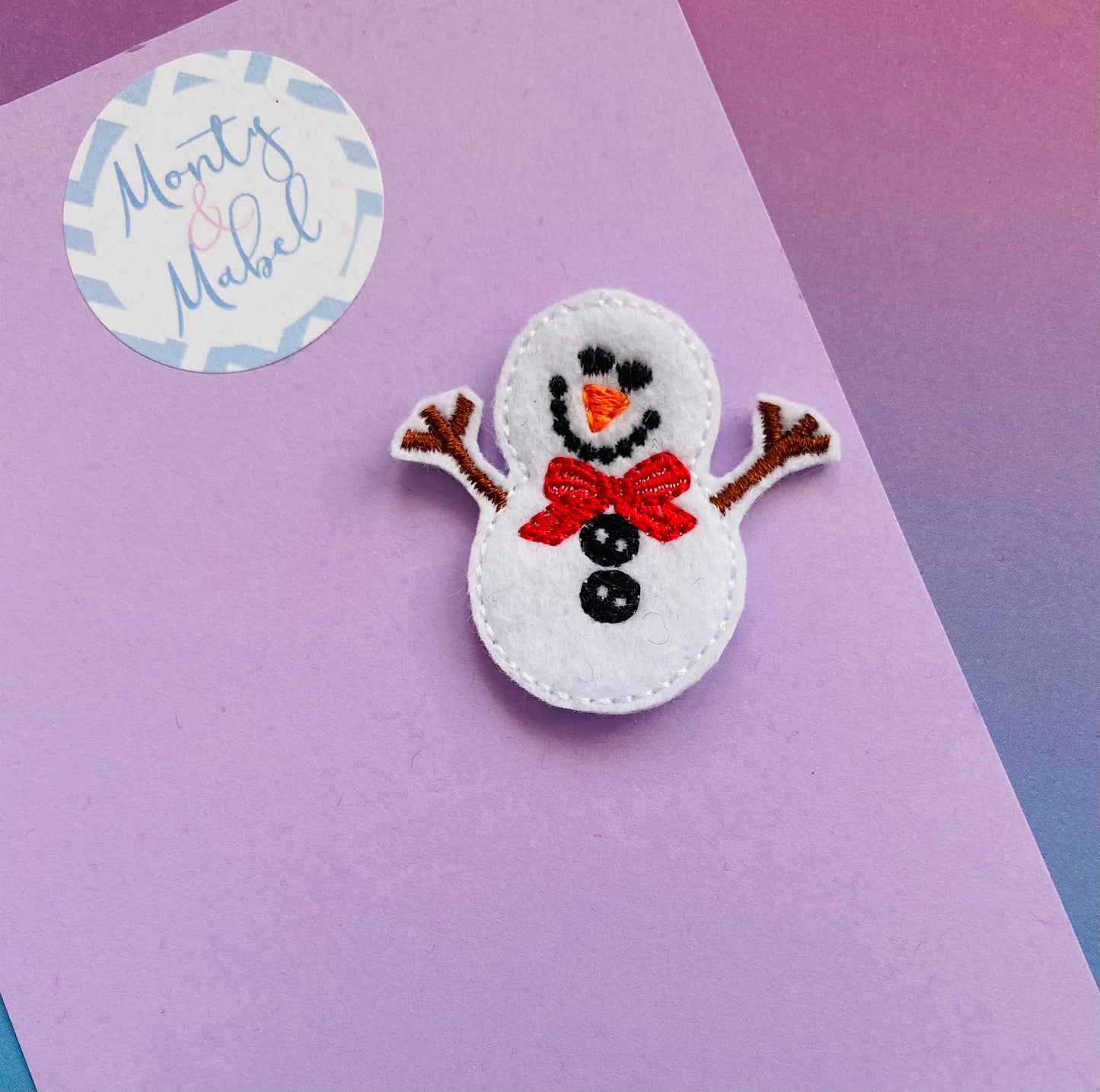 Sale: Snowman Feltie