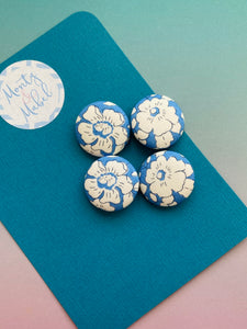 Sale: Liberty Floral Small Bobbles (Pair)