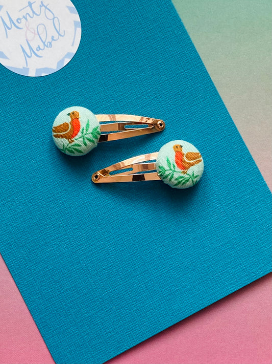 Sale: Liberty Robin Tiny Clips (Pair)