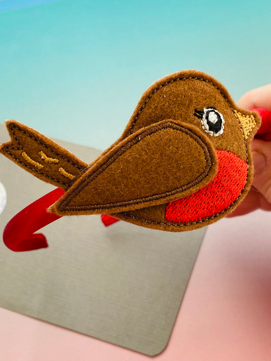 *SECONDS* Sale: Embroidered Robin Headband