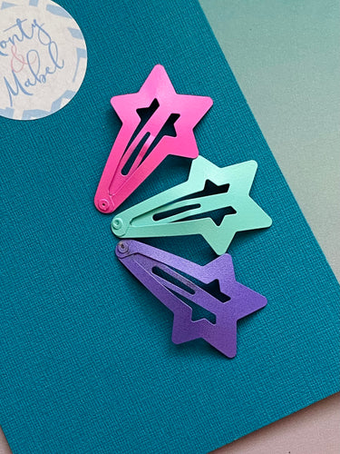Sale: *SECONDS* Colourful Star Clips (Trio)