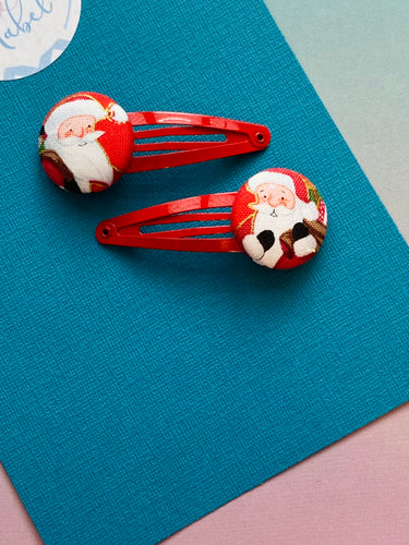 Sale: Father Christmas Standard Clips (Pair)