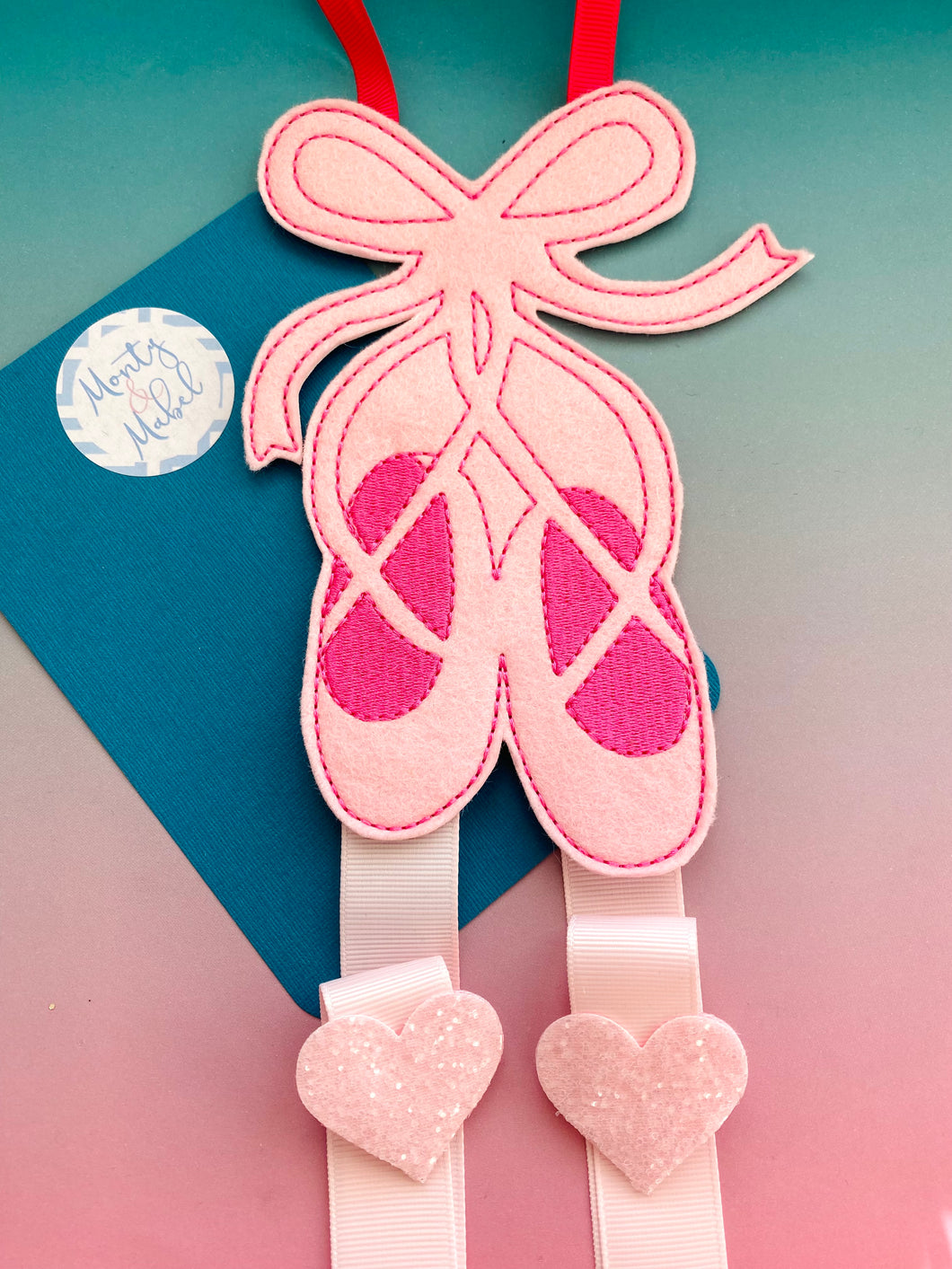 Sale: Ballet Shoe Holder (Double Ribbon)