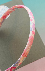 Sale: Floral Covered Sewn Headband