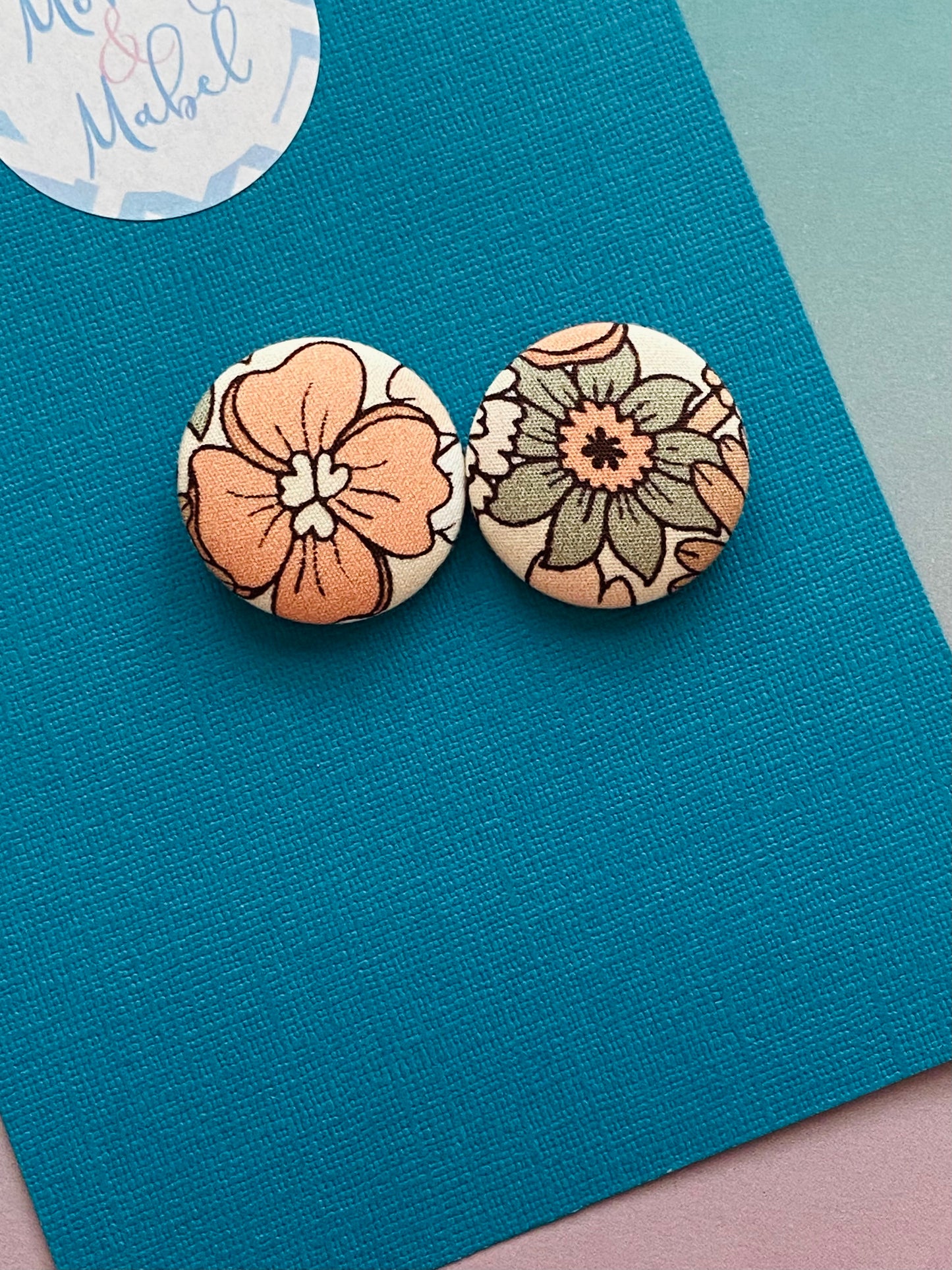 Sale: Floral Small Bobbles (Pair)