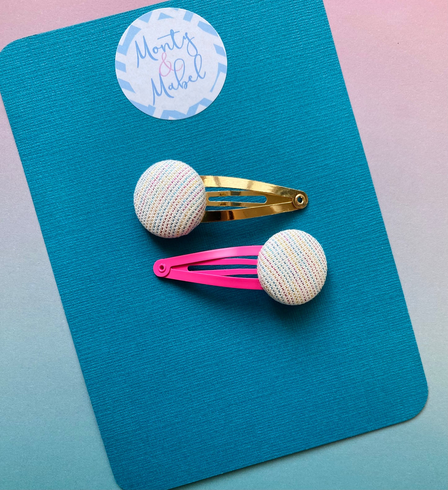 Metallic Rainbow & Gold Linen