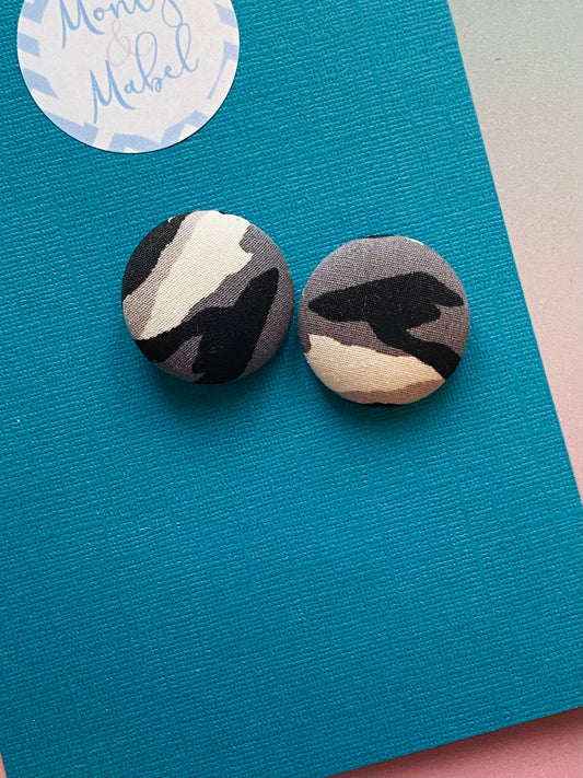 Sale: Grey Camo Small Bobbles (Pair)