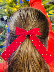 Rich Red Cord Bow