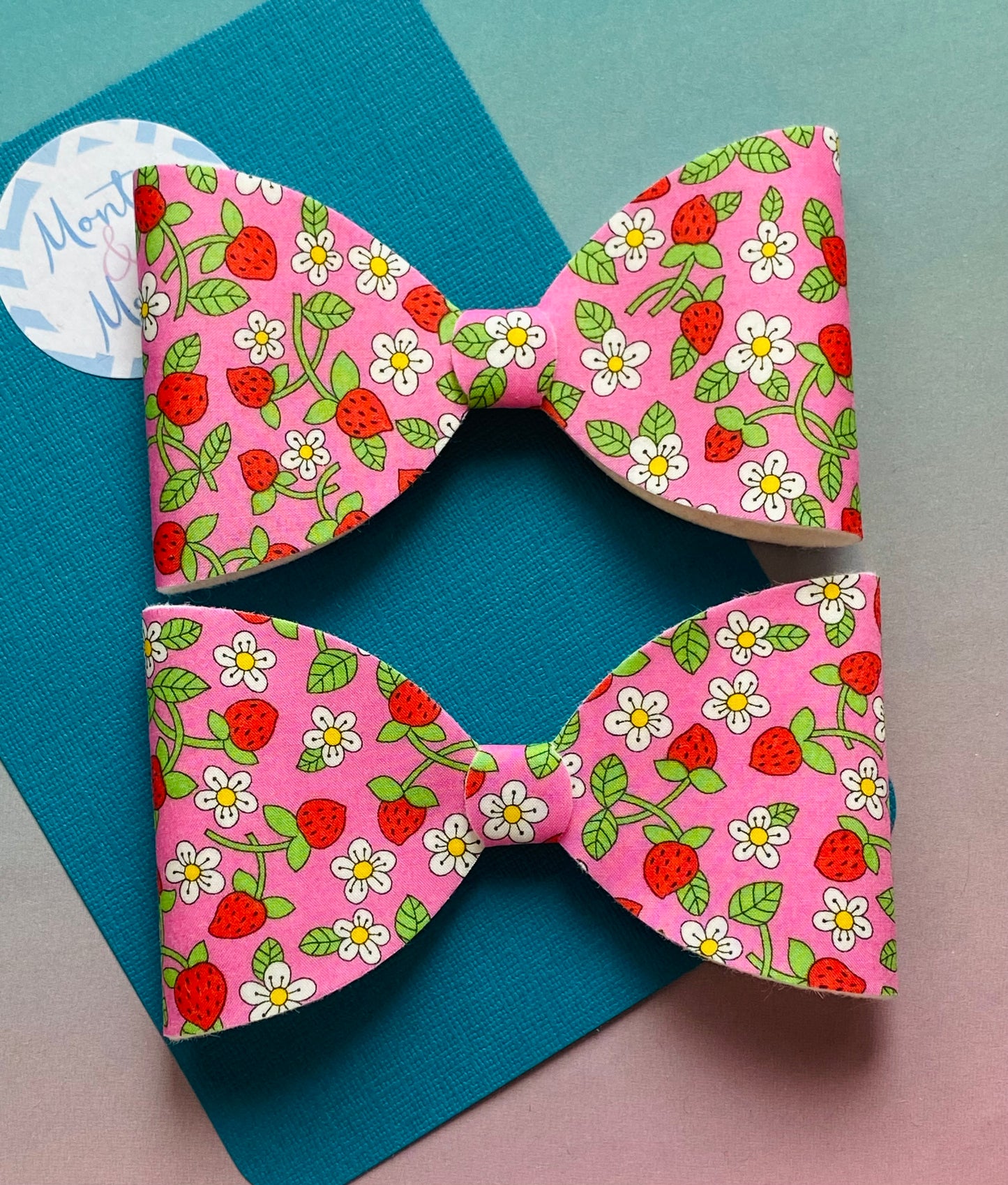 Sale: Liberty Strawberries Classic Bow