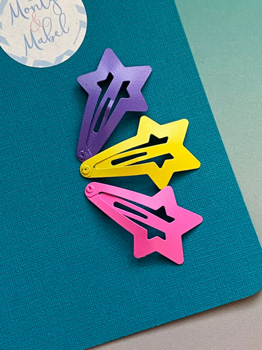 Sale: *SECONDS* Colourful Star Clips (Trio)