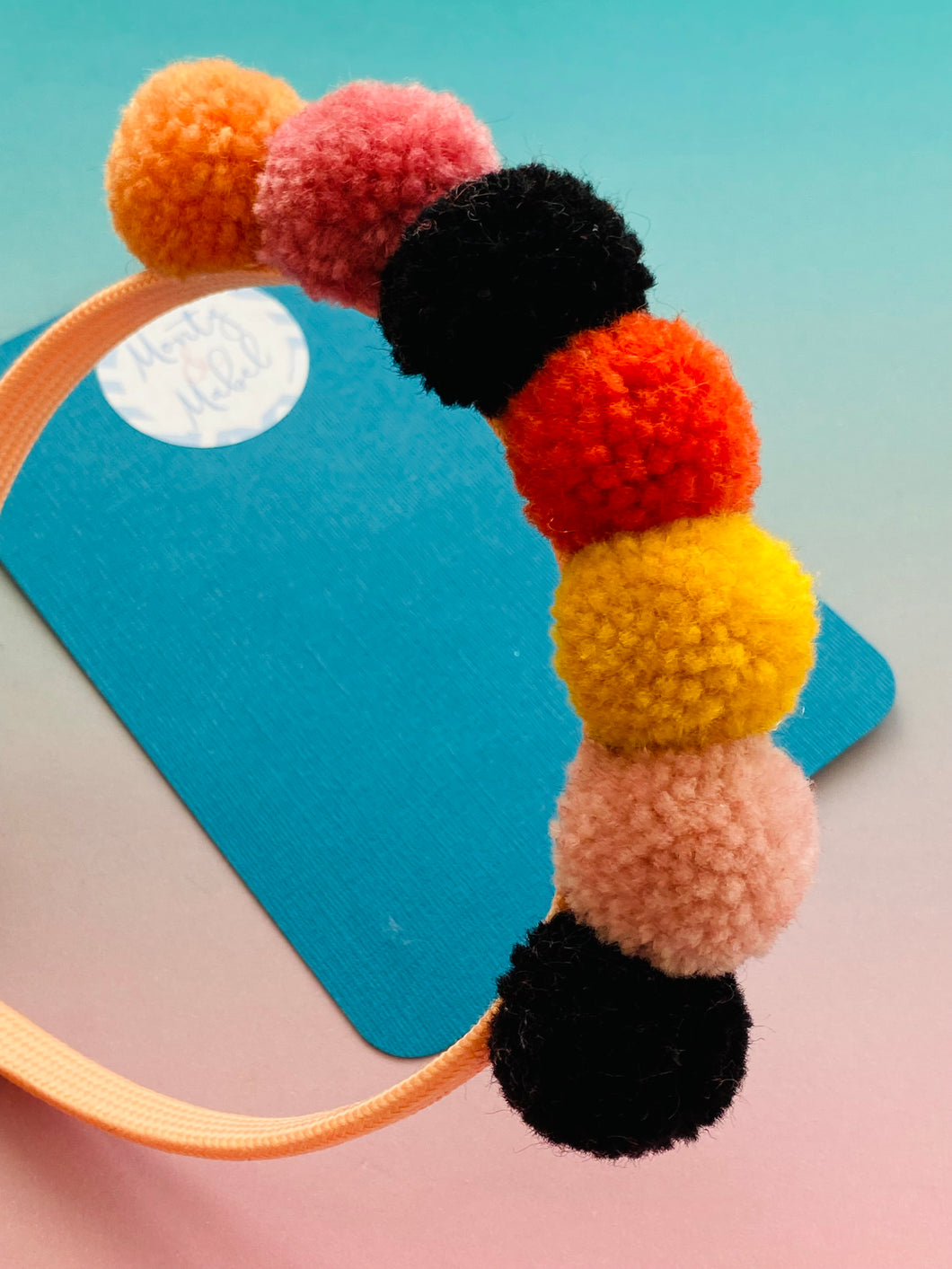 Sale: Autumnal Mix Pom Pom Headband