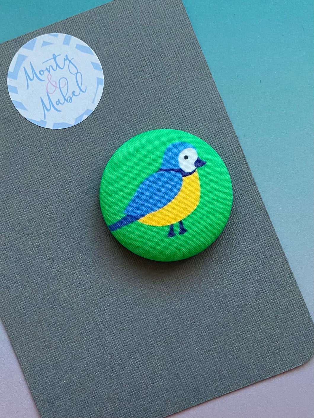Sale: Green Blue Tit Large Bobble (Single)