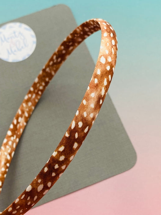 Fawn Print Sewn Headband