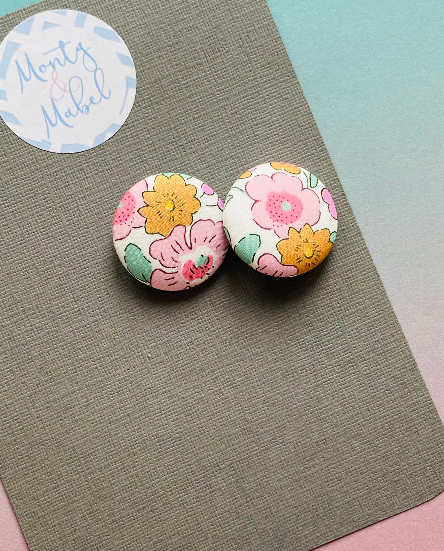 Sale: Liberty Floral Small Bobbles (Pair)