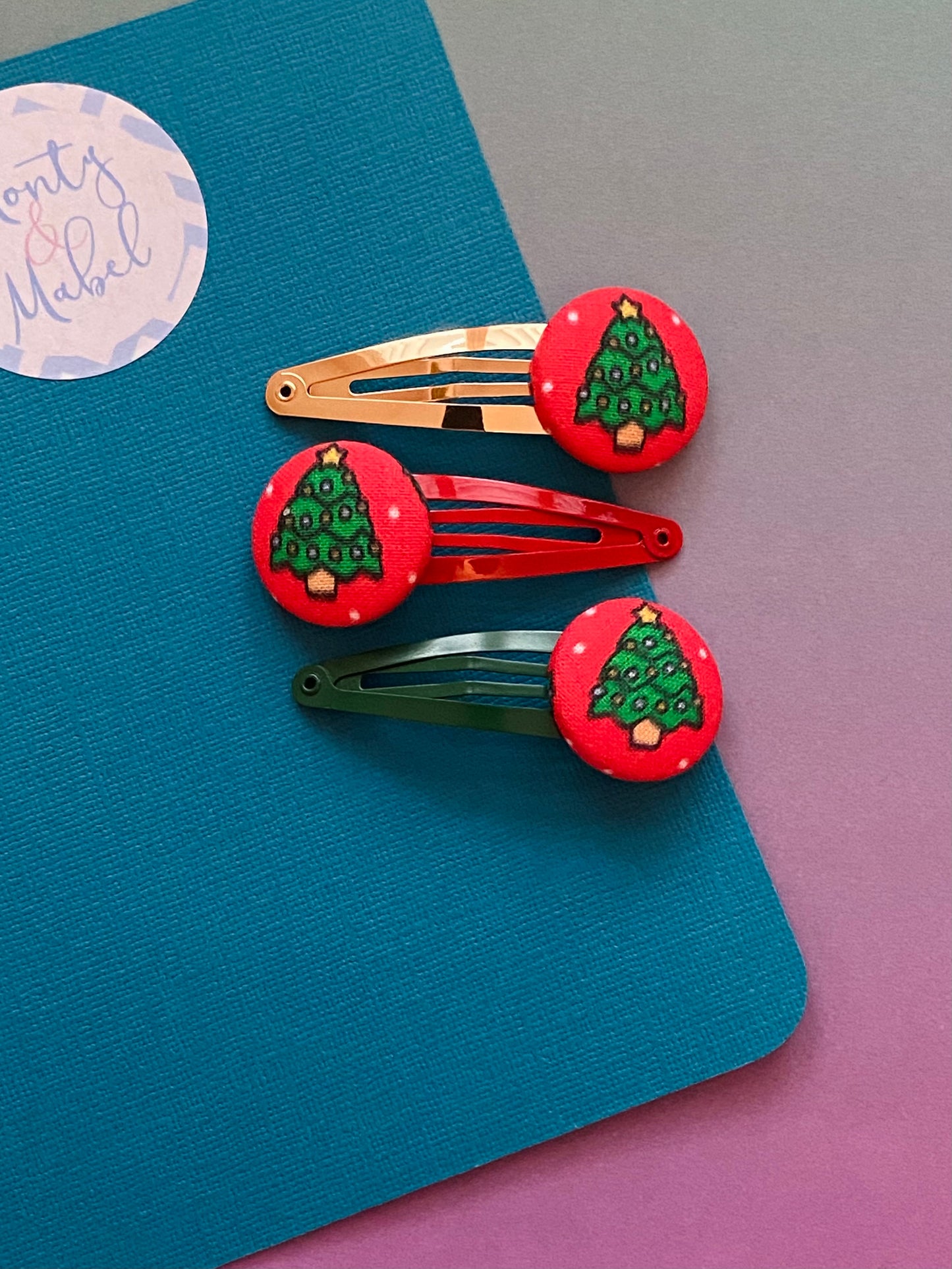 Cute Christmas Trees (Red)
