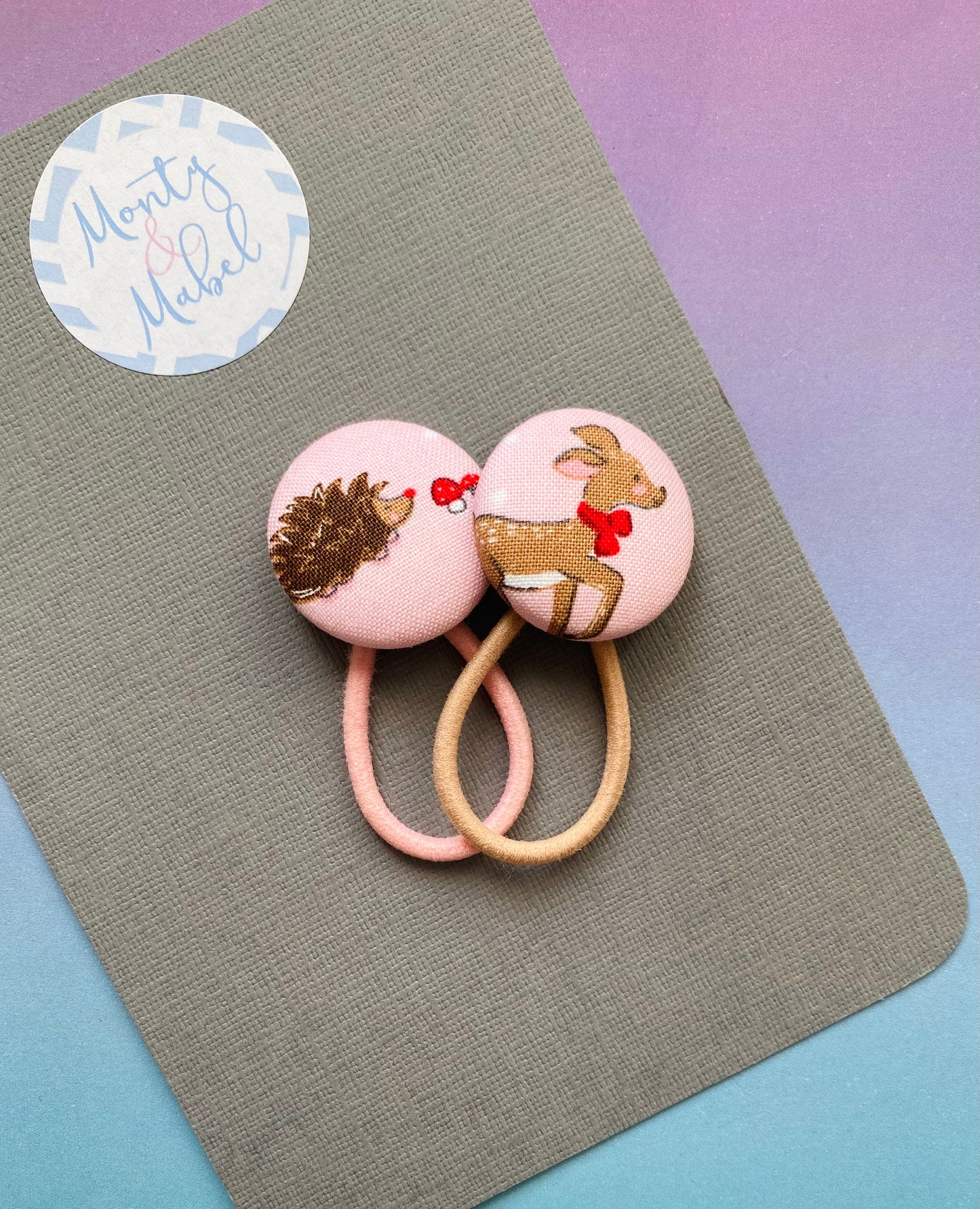 Pink Hedgehog & Deer