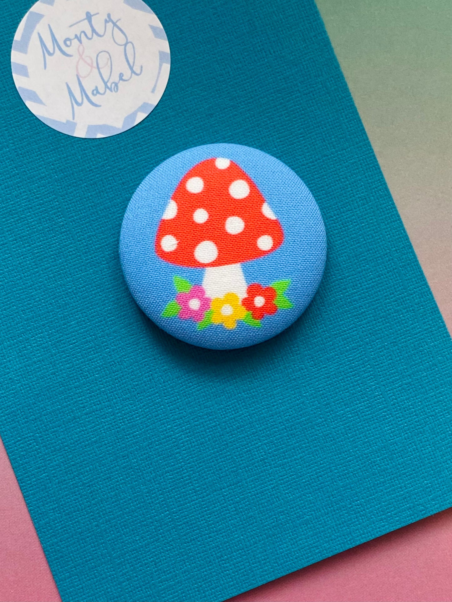 Sale: Blue Mushroom Large Bobble (Single)