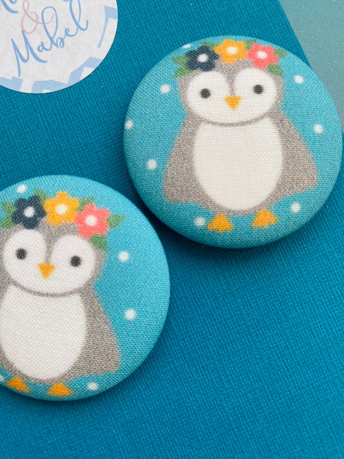 Sale: *SECONDS*  Turquoise Owl Large Bobble (Single
