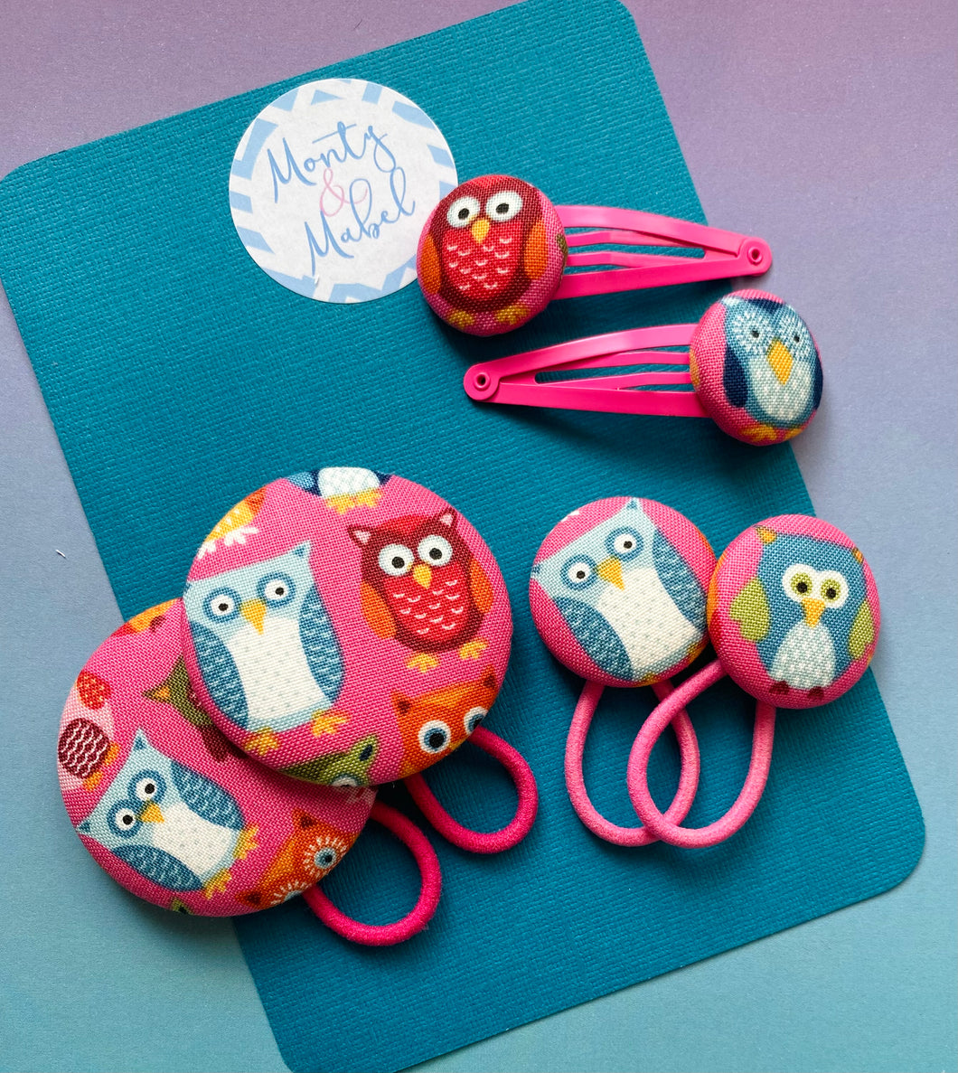 Owls on Pink