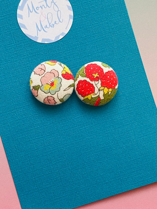 Sale: Boden Berry Floral Small Bobbles (Pair)
