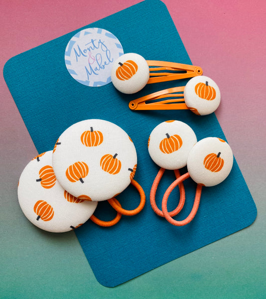 Pumpkins on White