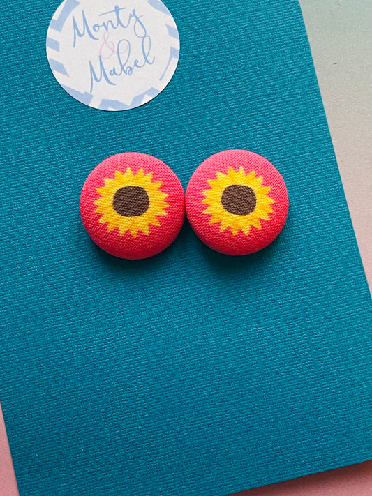 Sale: Sunflowers Small Bobbles (Pair)