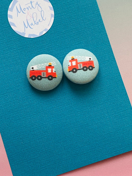 Sale: Fire Engine Small Bobbles (Pair)