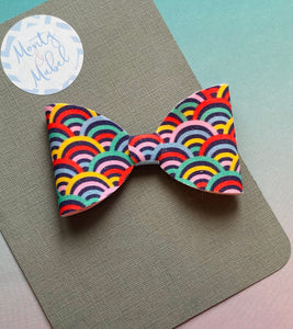 Sale: Layered Rainbows Small Classic Bow