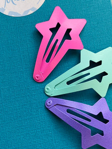 Sale: *SECONDS* Colourful Star Clips (Trio)
