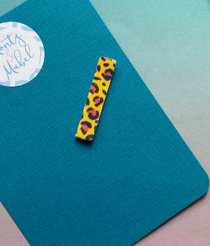 Sale: Leopard Print Fringe Clip