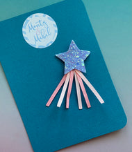 Sale: Lilac Star With Ribbons On Clip