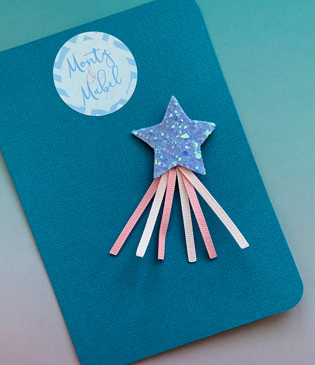 Sale: Lilac Star With Ribbons On Clip