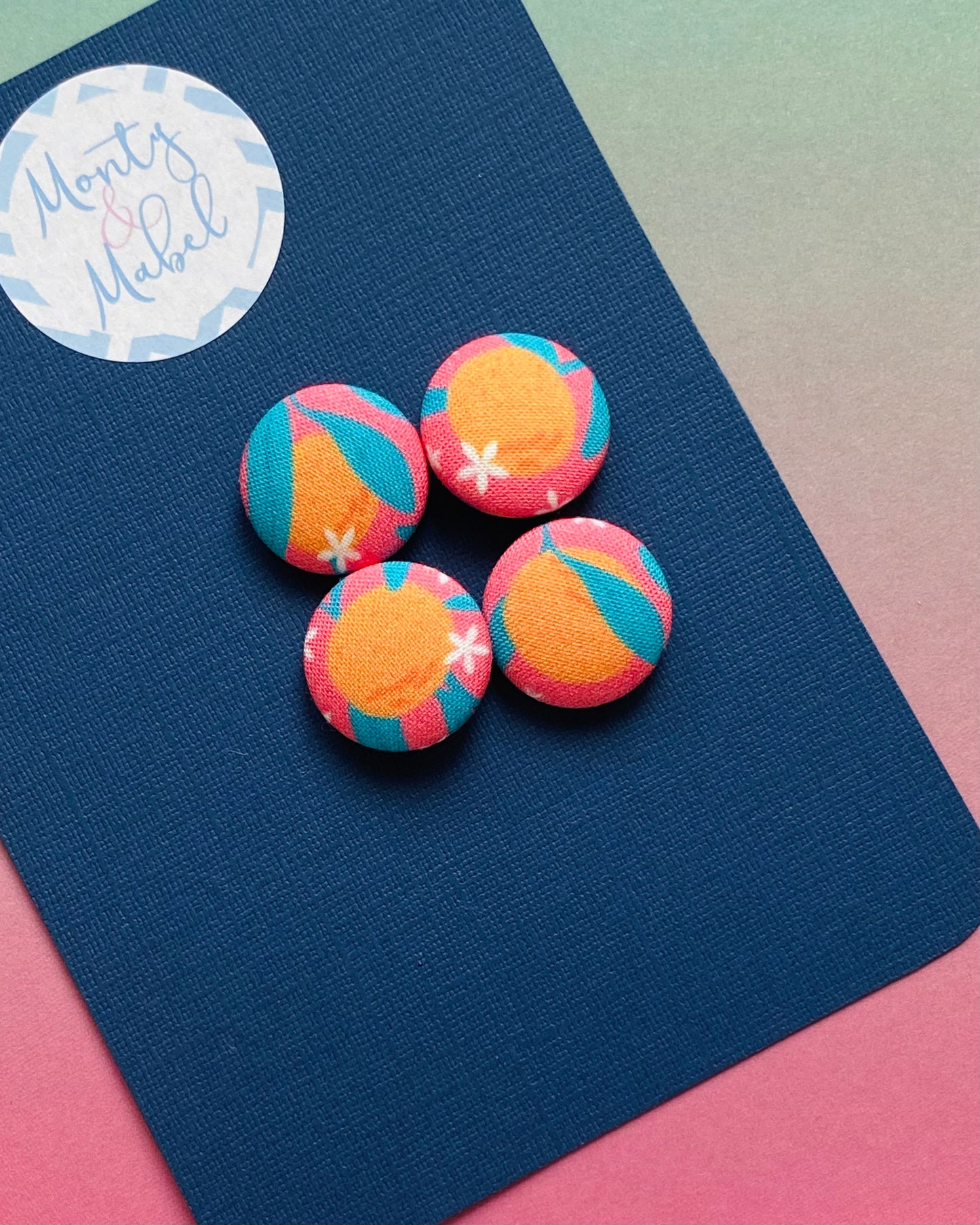 Sale: Orange Blossom Tiny Bobbles (Pair)