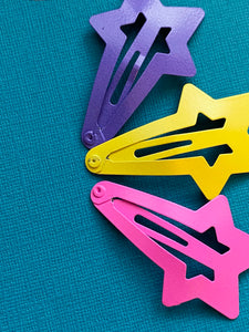 Sale: *SECONDS* Colourful Star Clips (Trio)