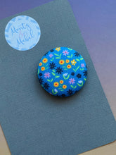 Sale: Blue Floral Large Bobble (Single)