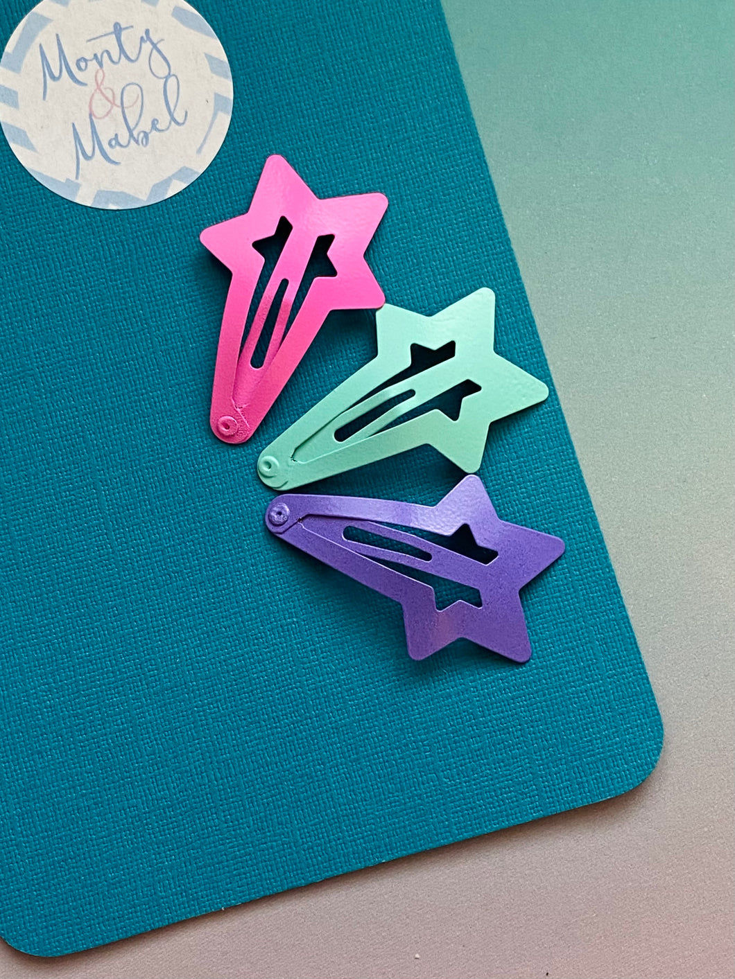 Sale: *SECONDS* Colourful Star Clips (Trio)