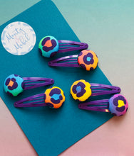 Sale: Rainbow Leopard Print Standard Clips (Pair)