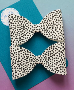 Sale: Dalmatian Dots Classic Bow