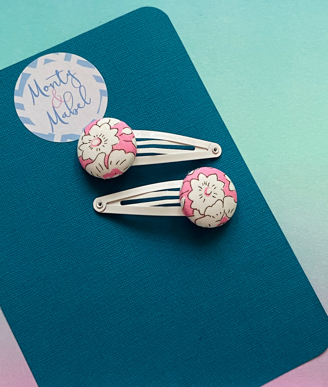 Sale: Liberty Floral Standard Clips (Pair)